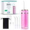 ZENT Cordless Water Flosser with 3 Nozzles, Pink view 1