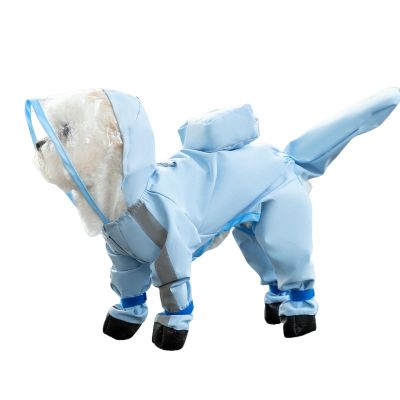 HZHYMBD Pet Raincoat for Dogs - Bondi Blue - XL