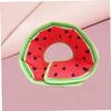 Mikikit Fruit Pattern Dog Neck Collar, Anti-Lick Protection After Surgery, Cotton and Canvas, for Small Dogs view 3