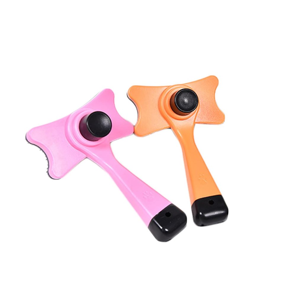 2-Pack Plastic Pet Grooming Combs, Pink and Orange
