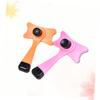 2-Pack Plastic Pet Grooming Combs, Pink and Orange view 3