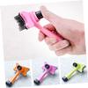 2-Pack Plastic Pet Grooming Combs, Pink and Orange view 4