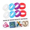 VICASKY 10-Piece Silicone Scissor Rings for Pet Grooming view 4