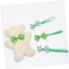 ERINGOGO 2-Piece Pet Bow Ties for St. Patrick's Day, Adjustable, White Designs for Pet Costumes and Holiday Decorations view 4