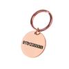 Personalized Rose Gold Dog Tag with Engraving view 2