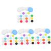 FRCOLOR 48-Piece Contact Lens Case Set, Portable Leak-Resistant Lens Holders view 1