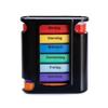 Laro Black Pill Organizer, 7 Days, 4 Compartments per Day, 2-Pack view 2