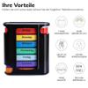 Laro Black Pill Organizer, 7 Days, 4 Compartments per Day, 2-Pack view 4