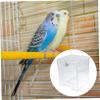 Sosoport Hanging Parrot Bird Bath, Thick Shatterproof Acrylic, for Bathing Outside the Cage view 2