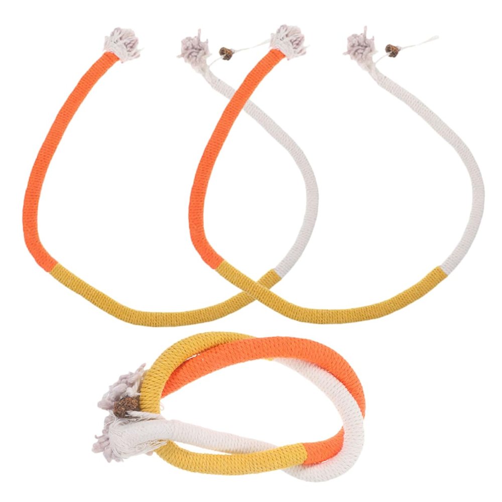 VILLFUL 3-Pack Colorful Cat Ropes with Catnip