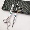 Professional Hair Cutting Shears, 6.0-Inch Japanese 440C Golden Tiger-Handle Cutting and Thinning Set view 1