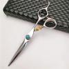 Professional Hair Cutting Shears, 6.0-Inch Japanese 440C Golden Tiger-Handle Cutting and Thinning Set view 2