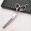 Professional Hair Cutting Shears, 6.0-Inch Japanese 440C Golden Tiger-Handle Cutting and Thinning Set view 4