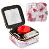 siphylline Clear Heart Marble Cosmetic Bag, 1 Size view 3