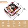 siphylline Clear Heart Marble Cosmetic Bag, 1 Size view 4