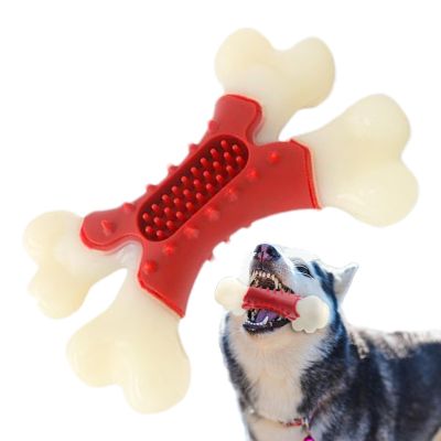 Dog Chew Bone, Bacon-Flavored Dog Chew Toy | Bacon-Flavored Teething Toy