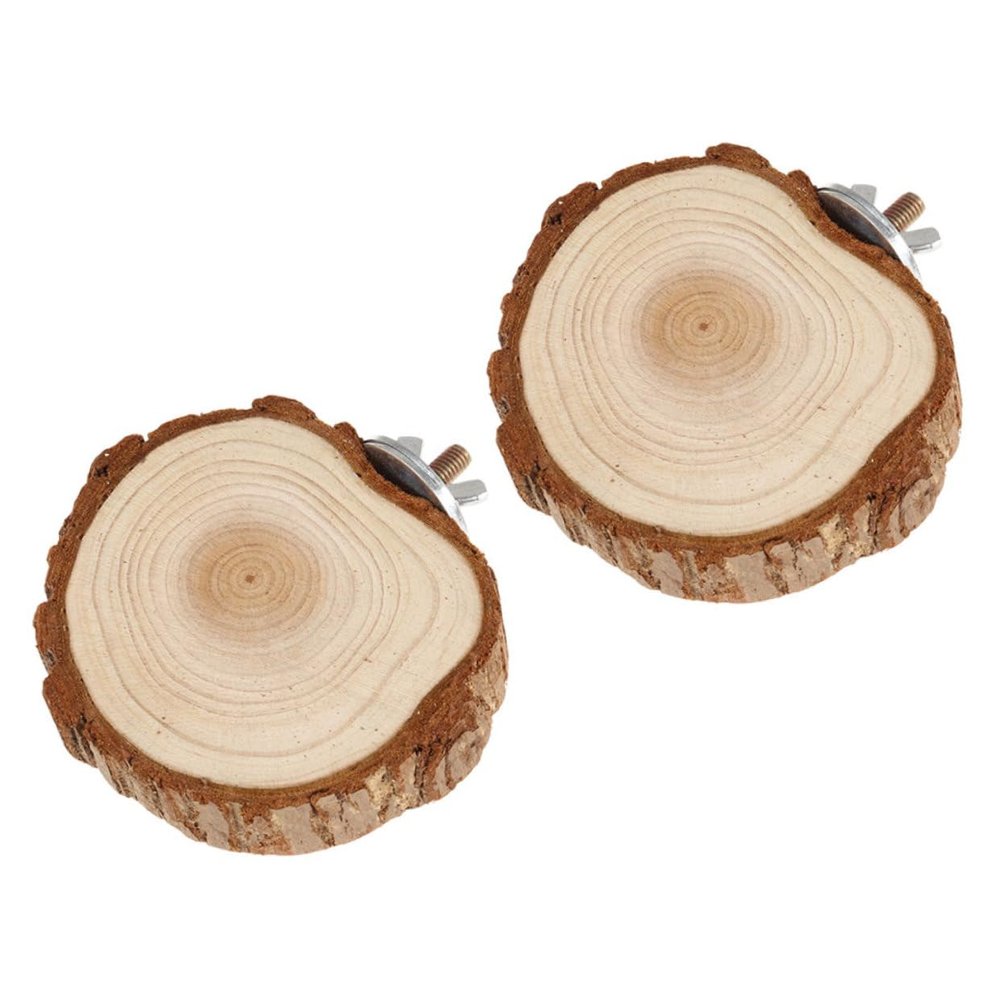 HAPINARY 2-Pack Wooden Bird Toy
