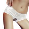 PINTUTU Women's Open-Crotch Lace Thong Panties, Plus Size view 1