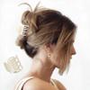 4-Piece Set of Medium Matte Non-Slip Octopus Hair Claw Clips for Thick, Curly, and Fine Hair view 4