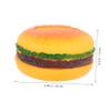 Decorative Hamburger Tissue Box Cover for Living Room, Office, and Restaurant view 2