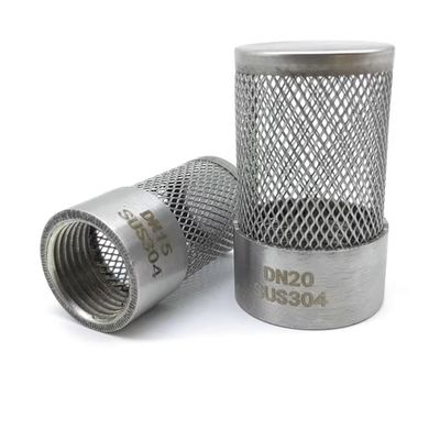 Water Pump Inline Strainer, 1/2"–4" Female Thread, Stainless Steel Mesh Cover, 1 pc (2")