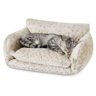 Hollypet Cat Bed, Plush, Multifunctional, Orthopedic Sofa