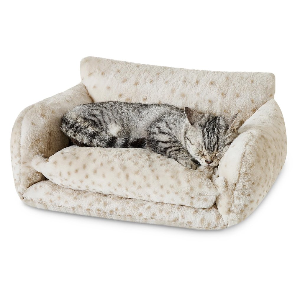 Hollypet Cat Bed, Plush, Multifunctional, Orthopedic Sofa