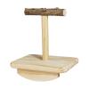 Bird Swing Toy, Natural Wood view 1