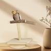 Bird Swing Toy, Natural Wood view 4