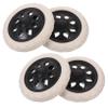 HAPINARY 4-Piece Replacement Wheels for Shopping Carts and Trolleys view 1