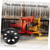 HAPINARY 4-Piece Replacement Wheels for Shopping Carts and Trolleys view 4