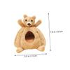 UPKOCH Small Cotton Hamster Hideout and Cozy Pet Bed view 2