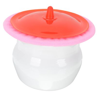 Vintage-Style Enamel Chamber Pot with Lid