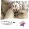 GRIRIW 60 Cat Nail Caps - Colorful Protection view 4