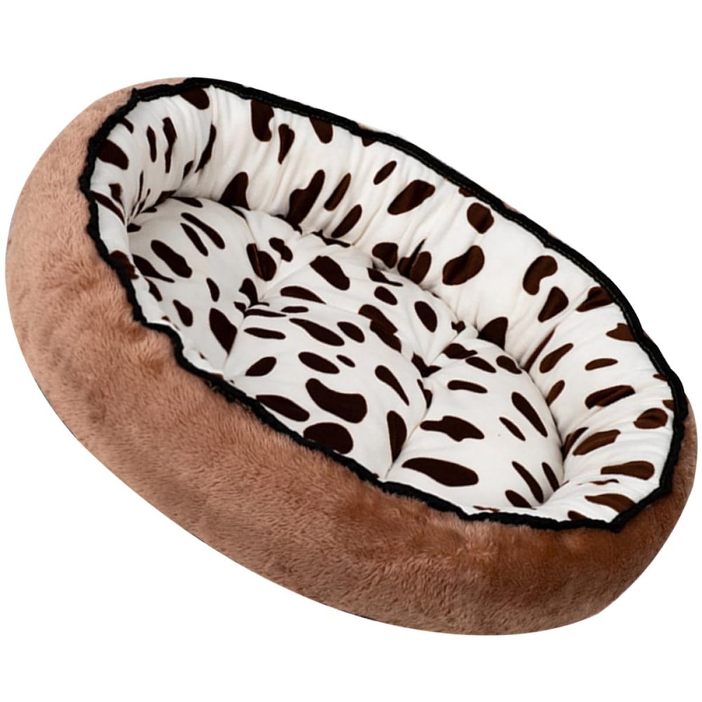 Indoor Cat Bed, Soft Fabric Pet Nest for Warmth and Comfort