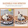 Indoor Cat Bed, Soft Fabric Pet Nest for Warmth and Comfort view 3