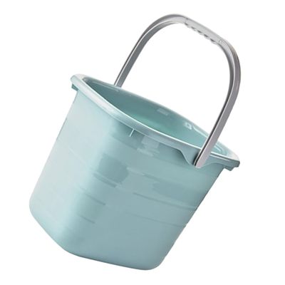 Vaguelly 11 L Portable Plastic Household Bucket with Handle
