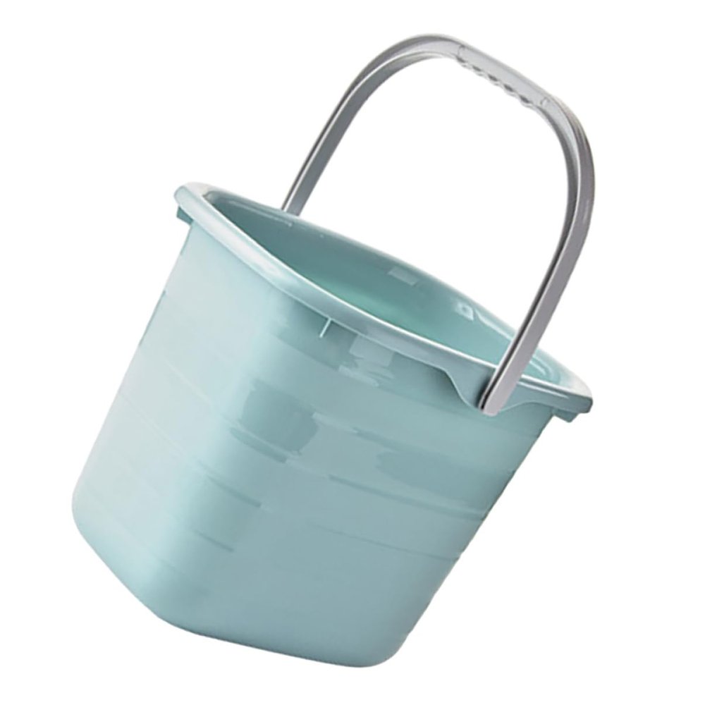Vaguelly 11 L Portable Plastic Household Bucket with Handle
