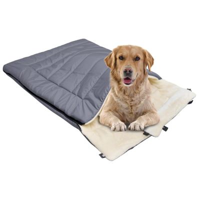 Dog Sleeping Bag, Camping Dog Bed with Pillow
