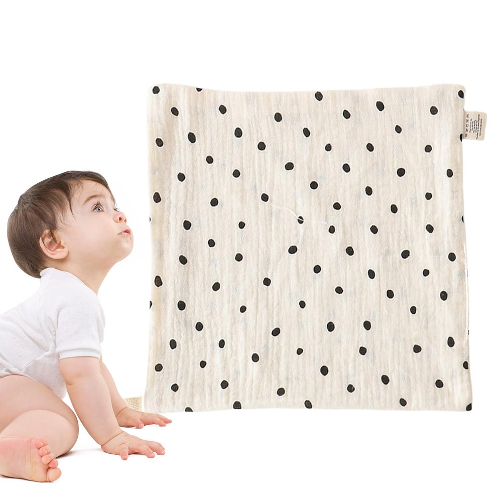 Soft Cotton Baby Washcloths, Absorbent Reusable 9 x 9 in. Cloths