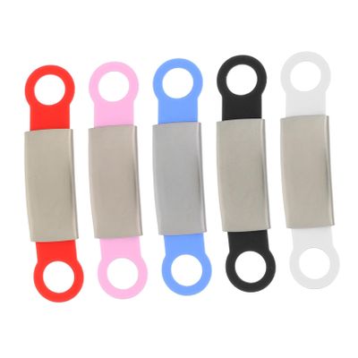 HAPINARY Stainless Steel and Silicone Pet ID Tags