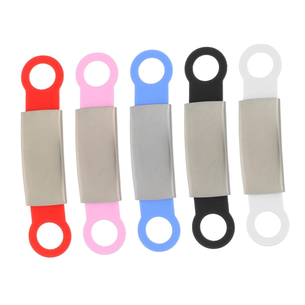 HAPINARY Stainless Steel and Silicone Pet ID Tags