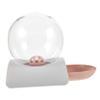 Yardwe Automatic Cat Waterer for Dogs and Cats, 2.8 L, Transparent Pink, Easy to Clean, for Home view 1