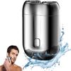 2025 New Portable Mini Electric Shaver, IPX7 Waterproof, Multifunctional Dry Shaver for Men (Silver) view 1