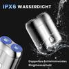 2025 New Portable Mini Electric Shaver, IPX7 Waterproof, Multifunctional Dry Shaver for Men (Silver) view 4