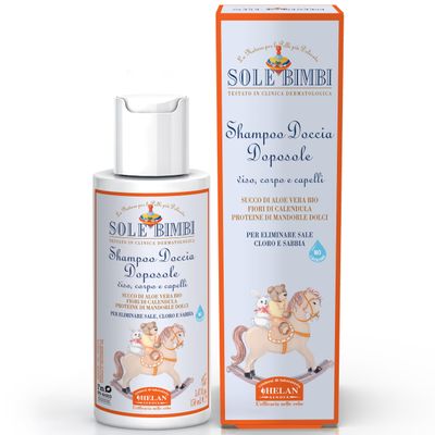 Helan Sole Bimbi After-Sun Shampoo & Body Wash for Children, 200 ml