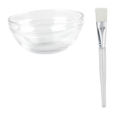 12-Piece DIY Facial Mask Bowls, PS, Transparent
