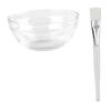 12-Piece DIY Facial Mask Bowls, PS, Transparent view 1