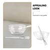 12-Piece DIY Facial Mask Bowls, PS, Transparent view 3