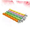 Yellow Plastic Parrot Perch for Parakeets and Cockatiels view 2